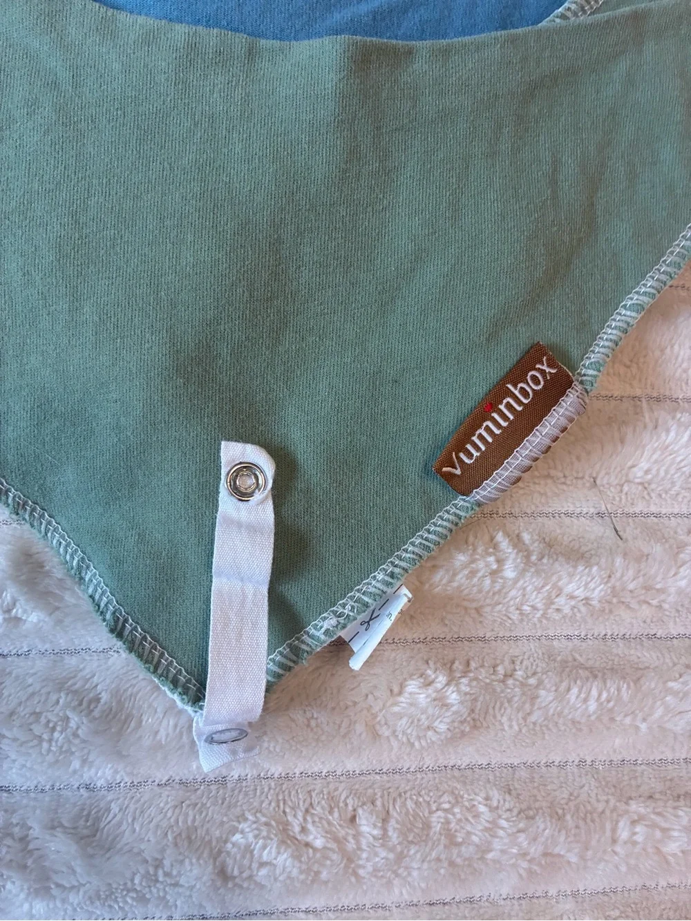 🍼 Vuminbox Bandana Bib Set | 4 Bibs | Teether & Pacifier Snap